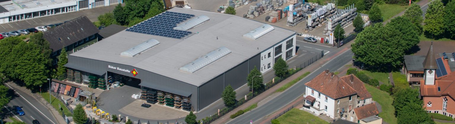 Büker Baustoffe – Standort und Lager für Bad Salzuflen